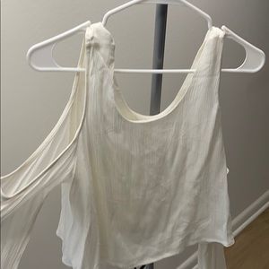 Cold shoulder blouse